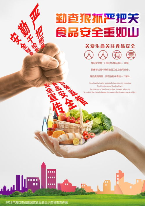 海口市创建国家食品安全示范城市宣传海报和宣传标语获奖作品公示